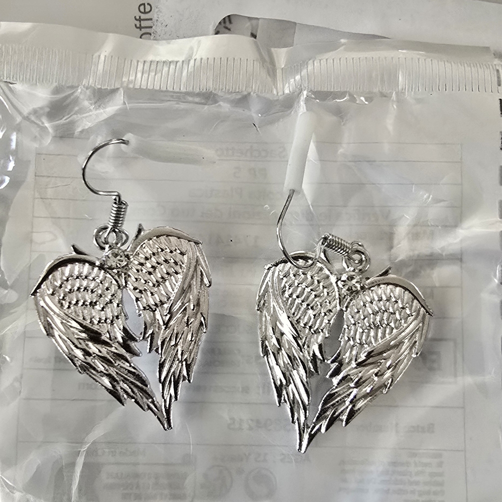 Kohl's Silver Wing Earrings